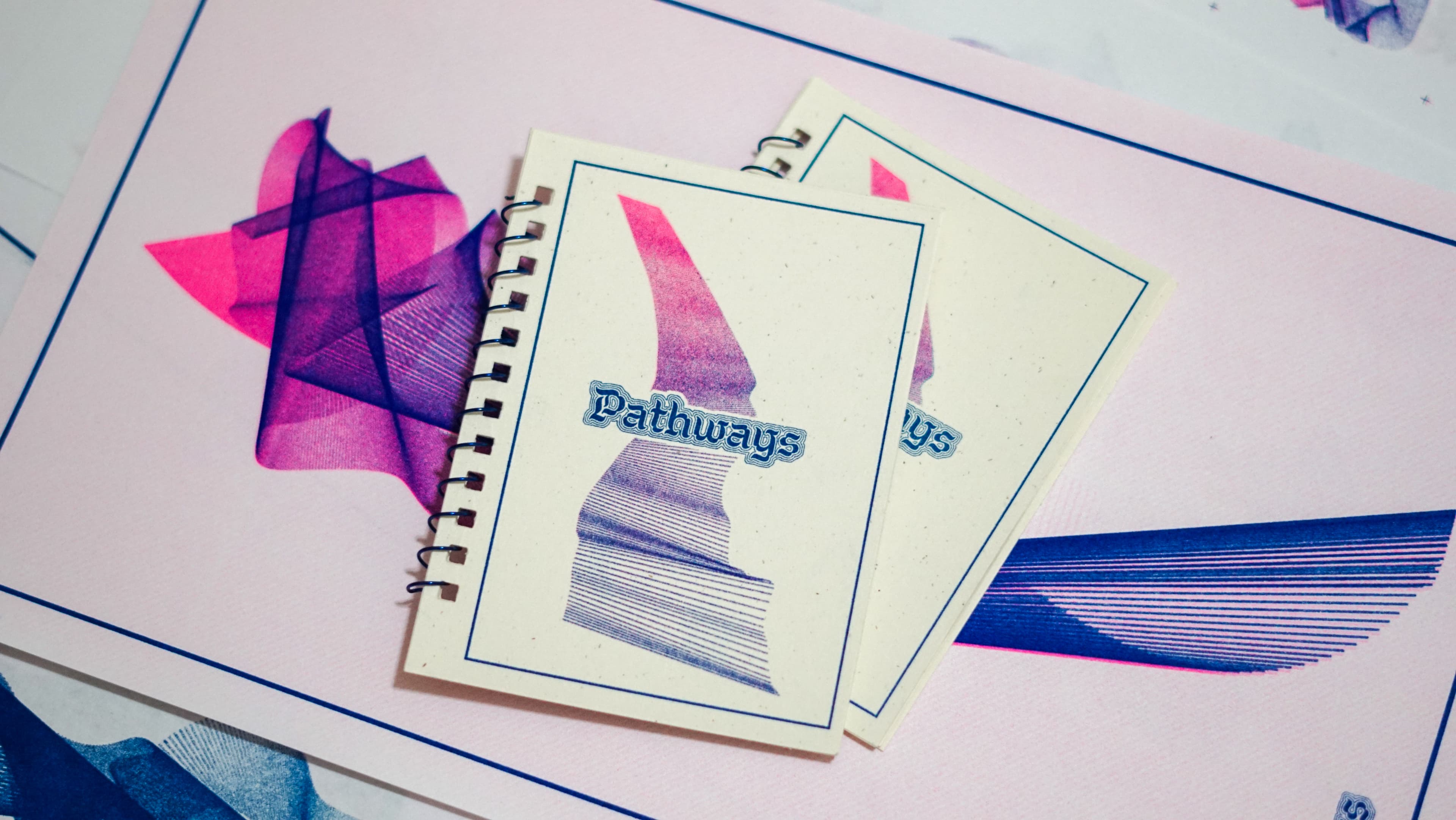 Pathways generative art zine