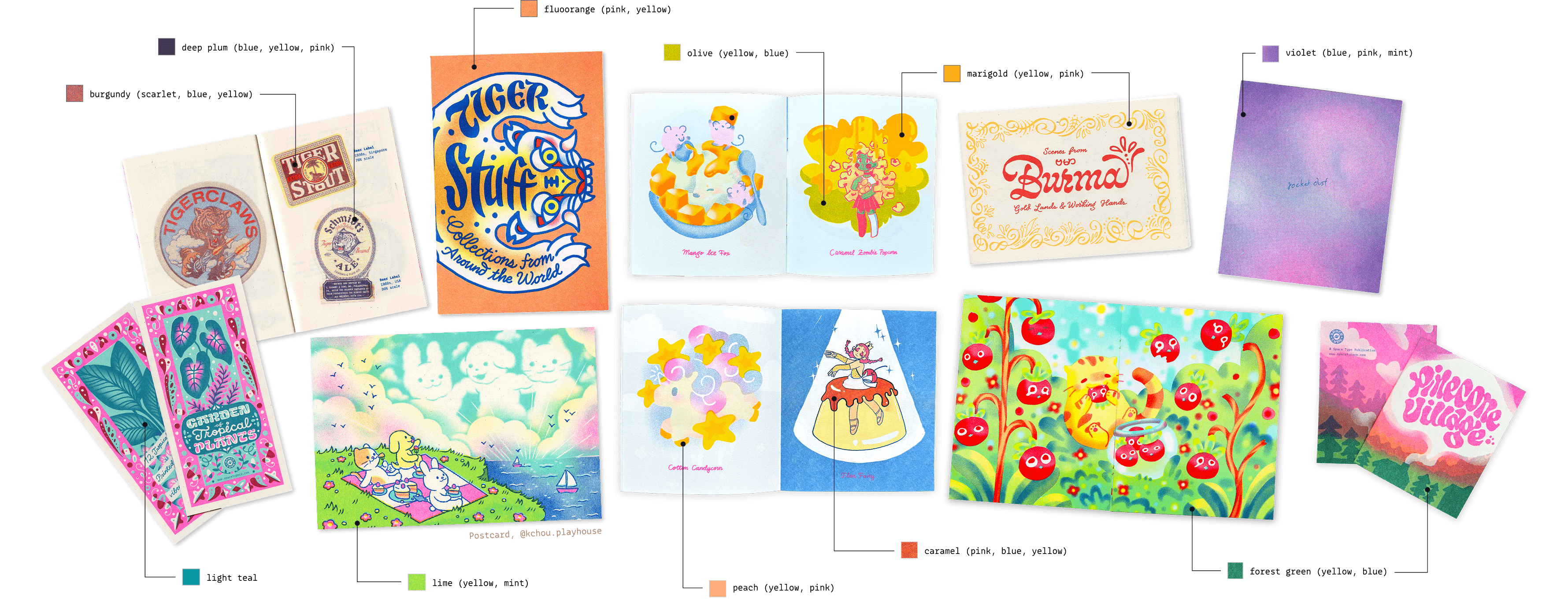 Colors from zines